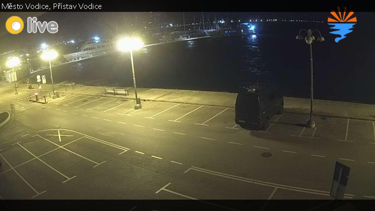 Město Vodice - Přístav Vodice - 30.10.2025 v 04:15 Město Vodice - Přístav Vodice - 30.10.2025 v 04:15
