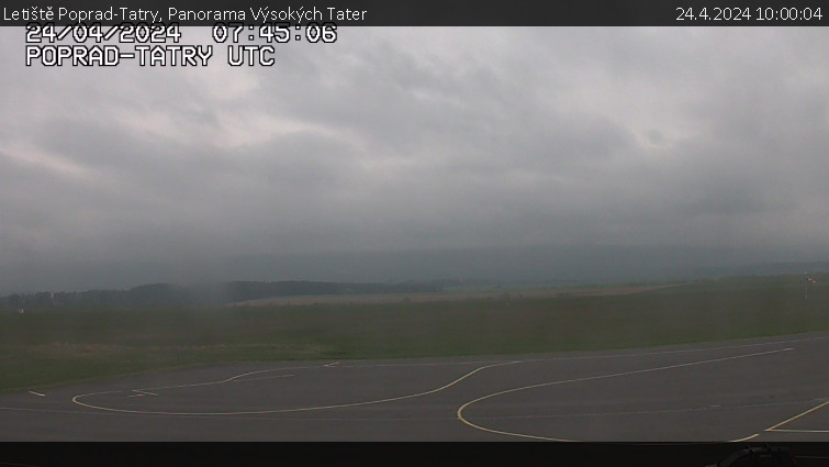 Letiště Poprad-Tatry - Panorama Výsokých Tater - 24.4.2024 v 10:00