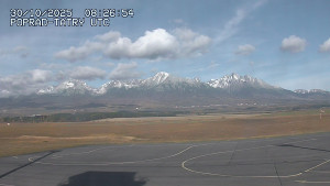 Letiště Poprad-Tatry - Panorama Výsokých Tater - 30.10.2025 v 10:00 Letiště Poprad-Tatry - Panorama Výsokých Tater - 30.10.2025 v 10:00