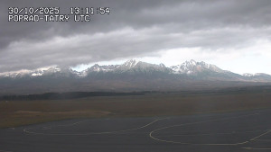 Letiště Poprad-Tatry - Panorama Výsokých Tater - 30.10.2025 v 14:30 Letiště Poprad-Tatry - Panorama Výsokých Tater - 30.10.2025 v 14:30