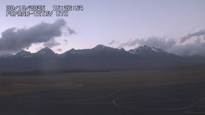 Letiště Poprad-Tatry - Panorama Výsokých Tater - 30.10.2025 v 17:00 Letiště Poprad-Tatry - Panorama Výsokých Tater - 30.10.2025 v 17:00
