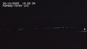 Letiště Poprad-Tatry - Panorama Výsokých Tater - 30.10.2025 v 21:00 Letiště Poprad-Tatry - Panorama Výsokých Tater - 30.10.2025 v 21:00