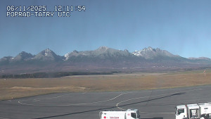 Letiště Poprad-Tatry - Panorama Výsokých Tater - 6.11.2025 v 13:30 Letiště Poprad-Tatry - Panorama Výsokých Tater - 6.11.2025 v 13:30