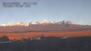 Letiště Poprad-Tatry - Panorama Výsokých Tater - 29.12.2025 v 08:30 Letiště Poprad-Tatry - Panorama Výsokých Tater - 29.12.2025 v 08:30