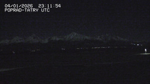 Letiště Poprad-Tatry - Panorama Výsokých Tater - 5.1.2026 v 00:30 Letiště Poprad-Tatry - Panorama Výsokých Tater - 5.1.2026 v 00:30