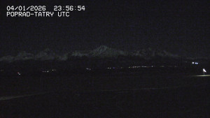 Letiště Poprad-Tatry - Panorama Výsokých Tater - 5.1.2026 v 01:00 Letiště Poprad-Tatry - Panorama Výsokých Tater - 5.1.2026 v 01:00