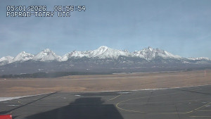 Letiště Poprad-Tatry - Panorama Výsokých Tater - 5.1.2026 v 10:00 Letiště Poprad-Tatry - Panorama Výsokých Tater - 5.1.2026 v 10:00