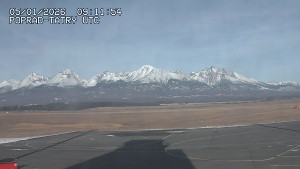 Letiště Poprad-Tatry - Panorama Výsokých Tater - 5.1.2026 v 10:30 Letiště Poprad-Tatry - Panorama Výsokých Tater - 5.1.2026 v 10:30