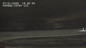 Letiště Poprad-Tatry - Panorama Výsokých Tater - 7.1.2026 v 20:00 Letiště Poprad-Tatry - Panorama Výsokých Tater - 7.1.2026 v 20:00