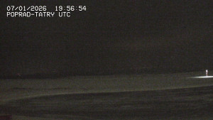 Letiště Poprad-Tatry - Panorama Výsokých Tater - 7.1.2026 v 21:00 Letiště Poprad-Tatry - Panorama Výsokých Tater - 7.1.2026 v 21:00