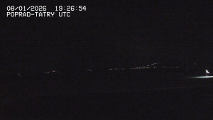 Letiště Poprad-Tatry - Panorama Výsokých Tater - 8.1.2026 v 21:00 Letiště Poprad-Tatry - Panorama Výsokých Tater - 8.1.2026 v 21:00