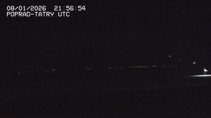 Letiště Poprad-Tatry - Panorama Výsokých Tater - 8.1.2026 v 23:00 Letiště Poprad-Tatry - Panorama Výsokých Tater - 8.1.2026 v 23:00