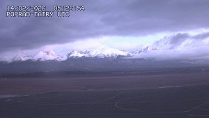 Letiště Poprad-Tatry - Panorama Výsokých Tater - 14.2.2026 v 07:00 Letiště Poprad-Tatry - Panorama Výsokých Tater - 14.2.2026 v 07:00