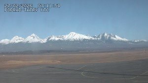 Letiště Poprad-Tatry - Panorama Výsokých Tater - 27.2.2026 v 08:30 Letiště Poprad-Tatry - Panorama Výsokých Tater - 27.2.2026 v 08:30