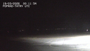 Letiště Poprad-Tatry - Panorama Výsokých Tater - 19.3.2026 v 01:30 Letiště Poprad-Tatry - Panorama Výsokých Tater - 19.3.2026 v 01:30