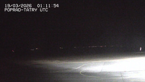 Letiště Poprad-Tatry - Panorama Výsokých Tater - 19.3.2026 v 02:30 Letiště Poprad-Tatry - Panorama Výsokých Tater - 19.3.2026 v 02:30