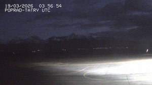 Letiště Poprad-Tatry - Panorama Výsokých Tater - 19.3.2026 v 05:00 Letiště Poprad-Tatry - Panorama Výsokých Tater - 19.3.2026 v 05:00