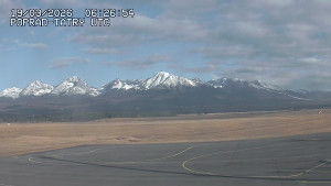 Letiště Poprad-Tatry - Panorama Výsokých Tater - 19.3.2026 v 08:00 Letiště Poprad-Tatry - Panorama Výsokých Tater - 19.3.2026 v 08:00