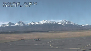 Letiště Poprad-Tatry - Panorama Výsokých Tater - 5.4.2026 v 17:00 Letiště Poprad-Tatry - Panorama Výsokých Tater - 5.4.2026 v 17:00