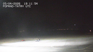 Letiště Poprad-Tatry - Panorama Výsokých Tater - 5.4.2026 v 21:30 Letiště Poprad-Tatry - Panorama Výsokých Tater - 5.4.2026 v 21:30