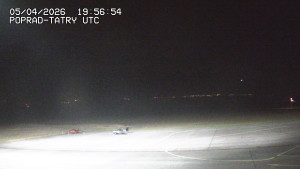 Letiště Poprad-Tatry - Panorama Výsokých Tater - 5.4.2026 v 22:00 Letiště Poprad-Tatry - Panorama Výsokých Tater - 5.4.2026 v 22:00