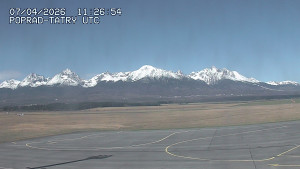 Letiště Poprad-Tatry - Panorama Výsokých Tater - 7.4.2026 v 14:00 Letiště Poprad-Tatry - Panorama Výsokých Tater - 7.4.2026 v 14:00