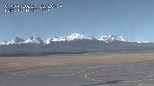 Letiště Poprad-Tatry - Panorama Výsokých Tater - 7.4.2026 v 16:00 Letiště Poprad-Tatry - Panorama Výsokých Tater - 7.4.2026 v 16:00