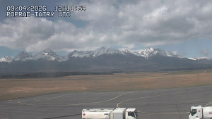Letiště Poprad-Tatry - Panorama Výsokých Tater - 9.4.2026 v 14:30 Letiště Poprad-Tatry - Panorama Výsokých Tater - 9.4.2026 v 14:30