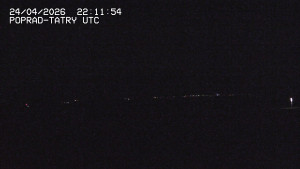 Letiště Poprad-Tatry - Panorama Výsokých Tater - 25.4.2026 v 00:30 Letiště Poprad-Tatry - Panorama Výsokých Tater - 25.4.2026 v 00:30