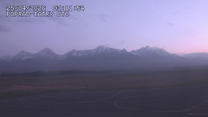Letiště Poprad-Tatry - Panorama Výsokých Tater - 25.4.2026 v 05:30 Letiště Poprad-Tatry - Panorama Výsokých Tater - 25.4.2026 v 05:30
