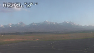 Letiště Poprad-Tatry - Panorama Výsokých Tater - 25.4.2026 v 07:00 Letiště Poprad-Tatry - Panorama Výsokých Tater - 25.4.2026 v 07:00