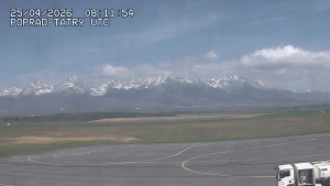 Letiště Poprad-Tatry - Panorama Výsokých Tater - 25.4.2026 v 10:30 Letiště Poprad-Tatry - Panorama Výsokých Tater - 25.4.2026 v 10:30