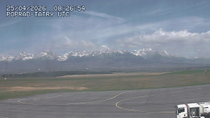 Letiště Poprad-Tatry - Panorama Výsokých Tater - 25.4.2026 v 11:00 Letiště Poprad-Tatry - Panorama Výsokých Tater - 25.4.2026 v 11:00
