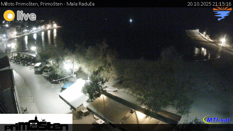 Město Primošten - Primošten - Mala Raduča - 20.10.2025 v 21:15 Město Primošten - Primošten - Mala Raduča - 20.10.2025 v 21:15
