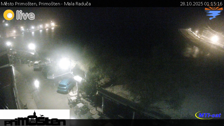 Město Primošten - Primošten - Mala Raduča - 28.10.2025 v 01:15 Město Primošten - Primošten - Mala Raduča - 28.10.2025 v 01:15
