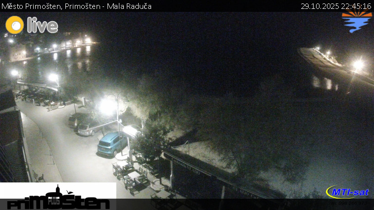 Město Primošten - Primošten - Mala Raduča - 29.10.2025 v 22:45 Město Primošten - Primošten - Mala Raduča - 29.10.2025 v 22:45