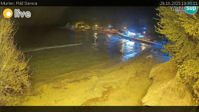 Murter - Pláž Slanica - 29.10.2025 v 19:30 Murter - Pláž Slanica - 29.10.2025 v 19:30