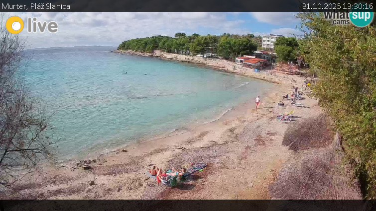Murter - Pláž Slanica - 31.10.2025 v 13:30 Murter - Pláž Slanica - 31.10.2025 v 13:30