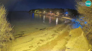 Murter - Pláž Slanica - 7.12.2025 v 21:15 Murter - Pláž Slanica - 7.12.2025 v 21:15