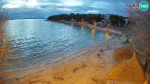 Murter - Pláž Slanica - 9.2.2026 v 17:45 Murter - Pláž Slanica - 9.2.2026 v 17:45