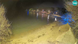 Murter - Pláž Slanica - 9.2.2026 v 20:45 Murter - Pláž Slanica - 9.2.2026 v 20:45