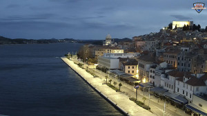 Město Šibenik - Nábřeží a město - 1.4.2026 v 06:15 Město Šibenik - Nábřeží a město - 1.4.2026 v 06:15