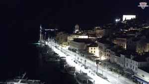 Stadt Šibenik - Uferpromenade und Stadt - 15.9.2026 v 04:15 Stadt Šibenik - Uferpromenade und Stadt - 15.9.2026 v 04:15
