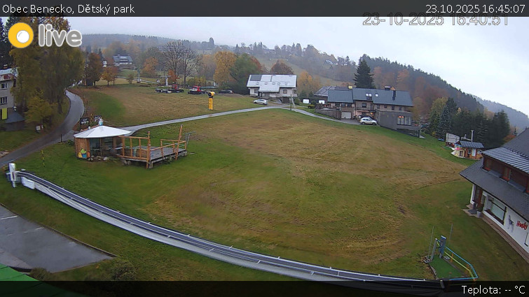 Obec Benecko - Dětský park - 23.10.2025 v 16:45 Obec Benecko - Dětský park - 23.10.2025 v 16:45