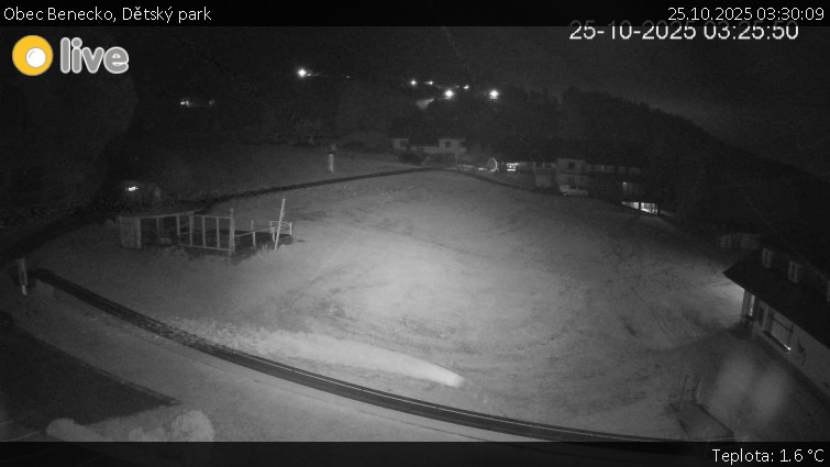 Obec Benecko - Dětský park - 25.10.2025 v 03:30 Obec Benecko - Dětský park - 25.10.2025 v 03:30