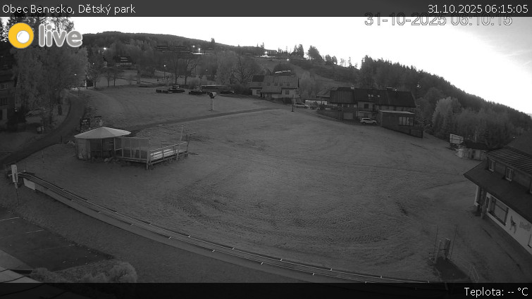 Obec Benecko - Dětský park - 31.10.2025 v 06:15 Obec Benecko - Dětský park - 31.10.2025 v 06:15