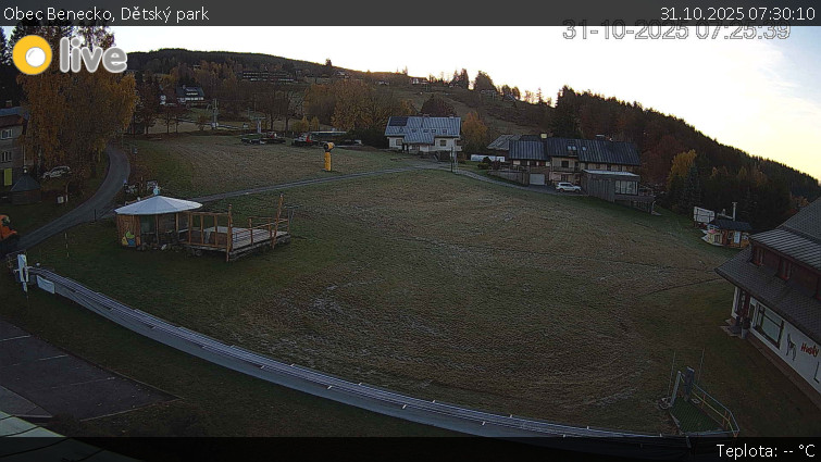 Obec Benecko - Dětský park - 31.10.2025 v 07:30 Obec Benecko - Dětský park - 31.10.2025 v 07:30