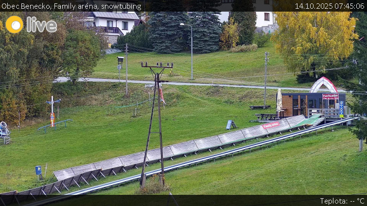 Obec Benecko - Family aréna, snowtubing - 14.10.2025 v 07:45 Obec Benecko - Family aréna, snowtubing - 14.10.2025 v 07:45
