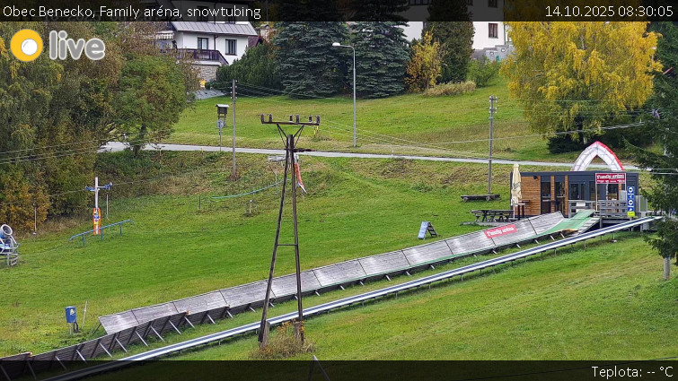 Obec Benecko - Family aréna, snowtubing - 14.10.2025 v 08:30 Obec Benecko - Family aréna, snowtubing - 14.10.2025 v 08:30