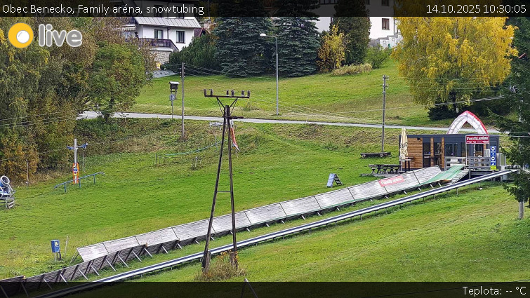 Obec Benecko - Family aréna, snowtubing - 14.10.2025 v 10:30 Obec Benecko - Family aréna, snowtubing - 14.10.2025 v 10:30